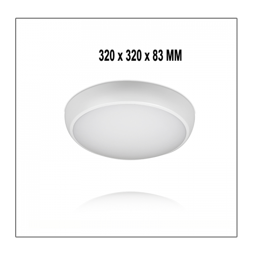 PLAFONDLAMP NESO 12W-IP54 - 5224-plafondlamp neso 12w-ip54