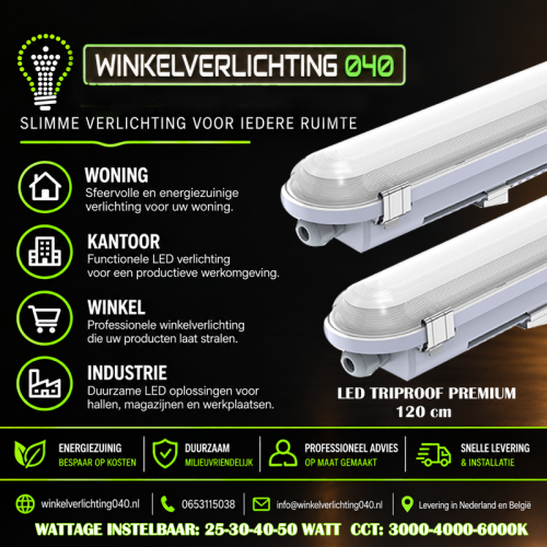 LED BATTEN | CLIFF | 25-45W | 120CM | PHILIPS DRIVER | CCT - 7706-ledtraco cliff cct 