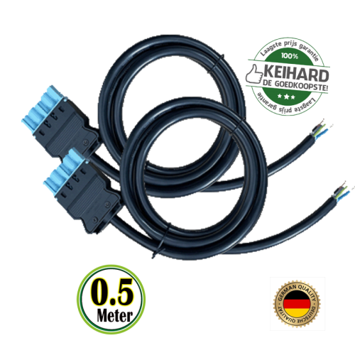 5-SWP AANSLUITSNOER MALE | 0.5 METER | 5×1.5mm² - 9170-gst-5 aansluitsnoer kabel 0,5m