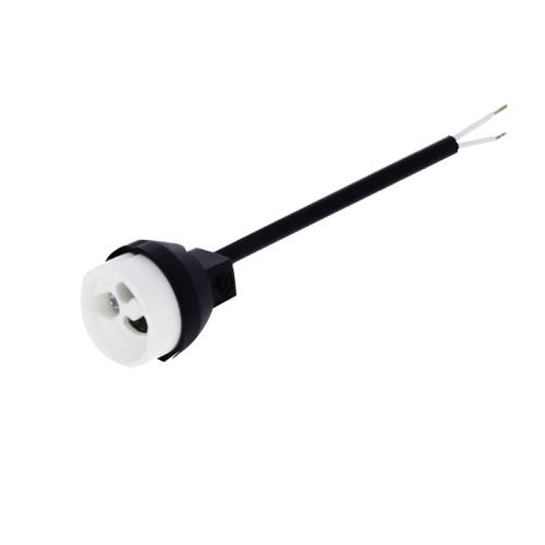 GU10 FITTING  15CM  2×0.75mm2  DUBBEL GEISOLEERD - 6380-gu120 fitting dubbel geisoleerd