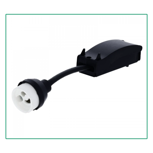 GU10 FITTING  15CM  2×0.75mm2  INCL.DOOS - 6381-gu10 fitting  15cm- kabeldoos