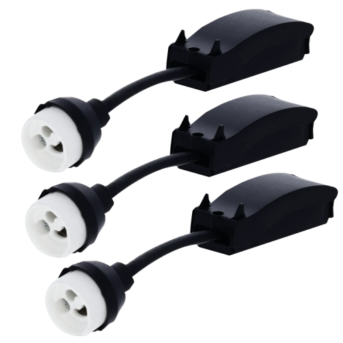 GU10 FITTING  15CM  2×0.75mm2  INCL.DOOS - 6381-gu10 fitting  15cm- kabeldoos