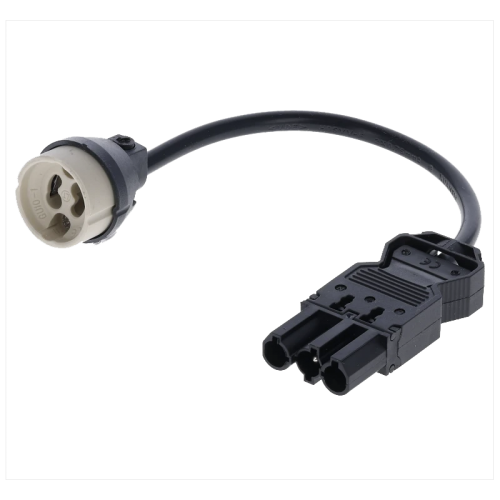 GU10 FITTING MET 3-SWP CONNECTOR - 6382-gu10 fitting met 3-swp connector