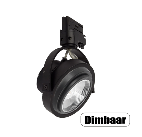 AR111-ARMATUUR 12W- GU10 | 40° WIT/ZWART - 7499-ar111 -12w- gu10 | 40°