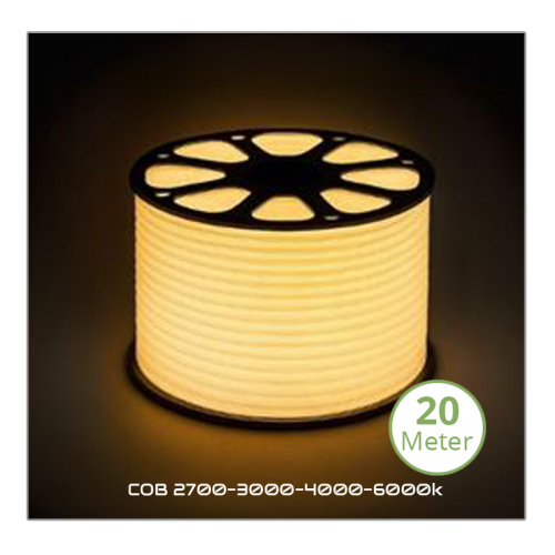 COB LEDSTRIP-220V-IP65 20 METER - 8122-20-cob led strip 220v