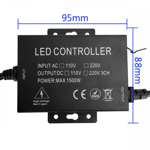 8158-led strip rgb 220v  ip65   