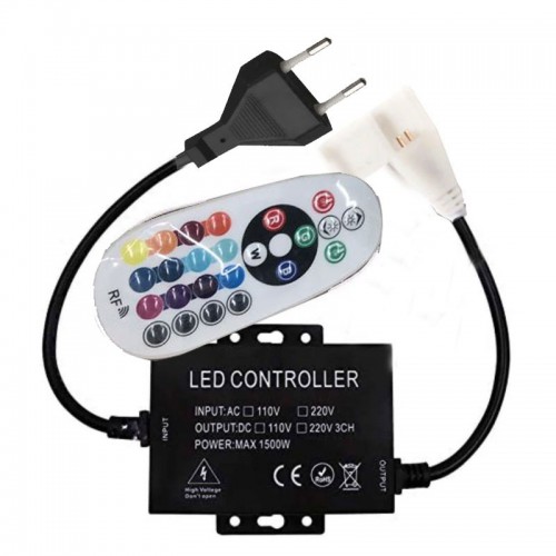 8158-led strip rgb 220v  ip65   
