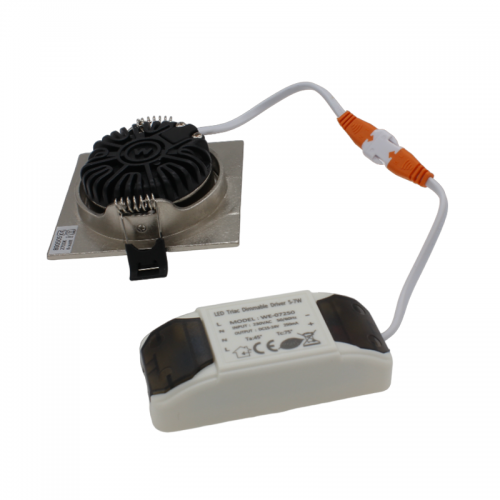 8/261-led inbouw vierkant 