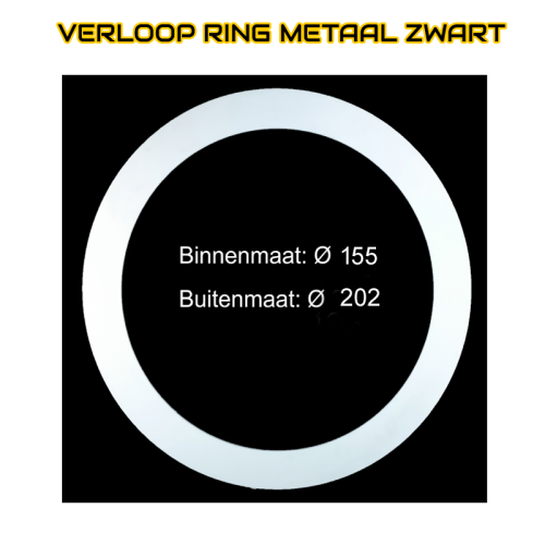 7092-metaal wit Ø155-202mm 