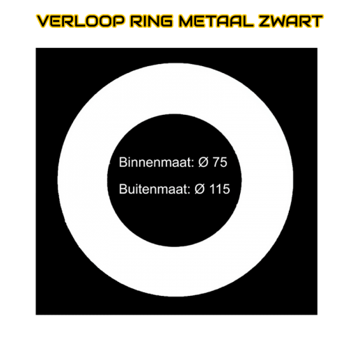 7090-metaal  wit Ø75-115mm 