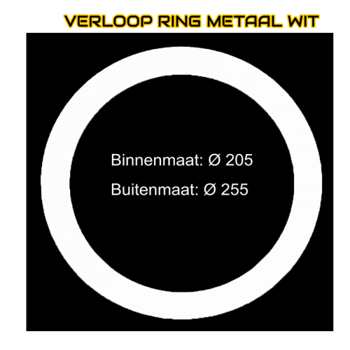 7093-metaal wit Ø205-255mm  ​ 