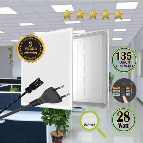 LED BACK-LIT PANEEL 28 Watt 135 Lumen - 5285-led backlit 28w wieland 