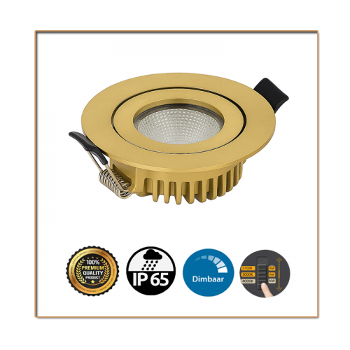 LED-INBOUWSPOT 6W-DIM CCT MESSING - 8274-led-inbouwspot 6w-dim cct messing