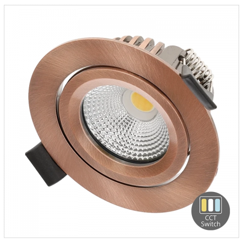 8275-led-inbouwspot 6w-dim cct koper 