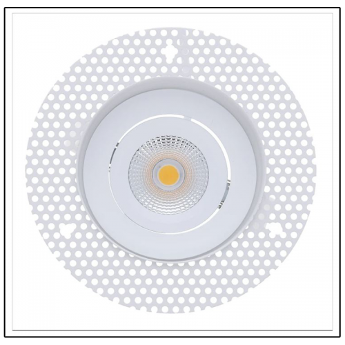 LED STUC FRAME MET GU10 SPOTJE compleet - 8168-led stuc frame met gu10 compleet