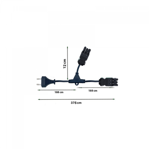 9143-eurostekker naar 2x swp-3 stekker 