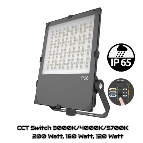 LED FLOODLIGHT AURUS | 200W/160W/120W | CCT-SWITCH - 7672-swinckels breedstraler sw-809867
