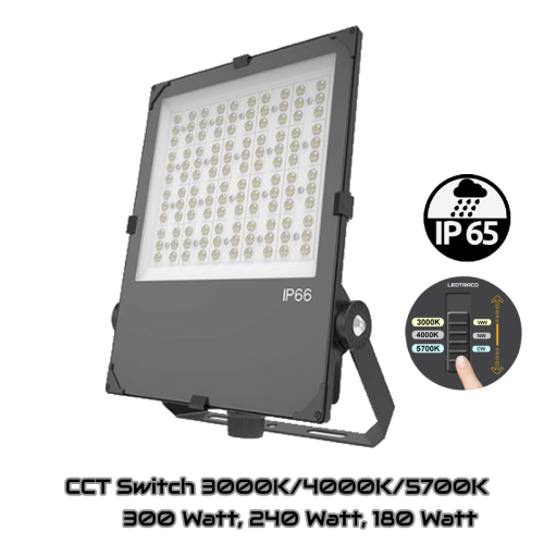 LED FLOODLIGHT AURUS | 300W/240W/180W | CCT-SWITCH - 7673 swinckels breedstraler sw-809874