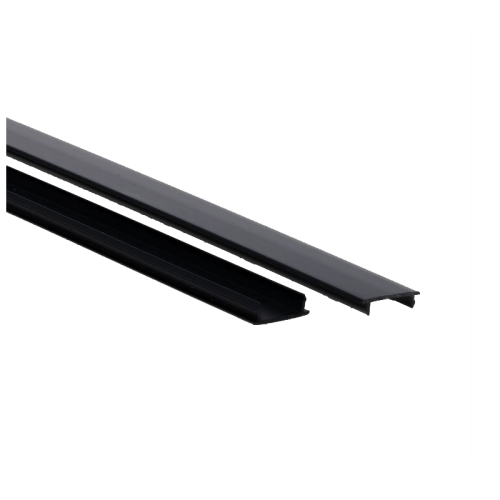 BLINDPLAAT 1-FASE RAIL ZWART - 7529-1 fase blindplaat