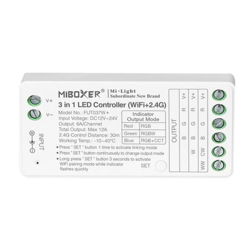 Mi-Light Mi-Boxer - (FUT037W) - RGB+CCT LED controller (WiFi) - 9384-wifi 37w