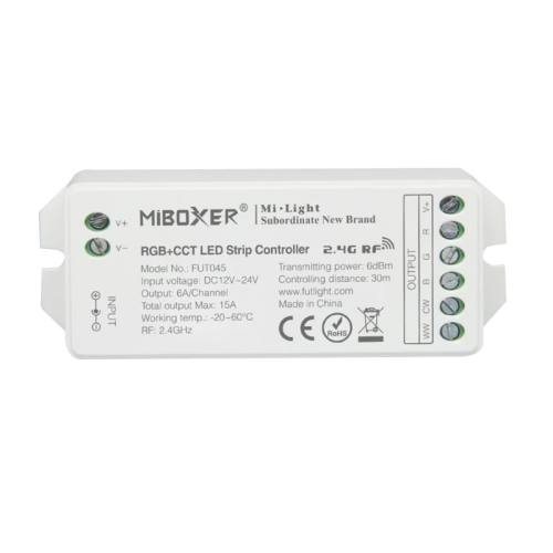 Led strip controller | Wifi | FUT045 | 15A | RGB+CCT - 9369m-miboxer fut045
