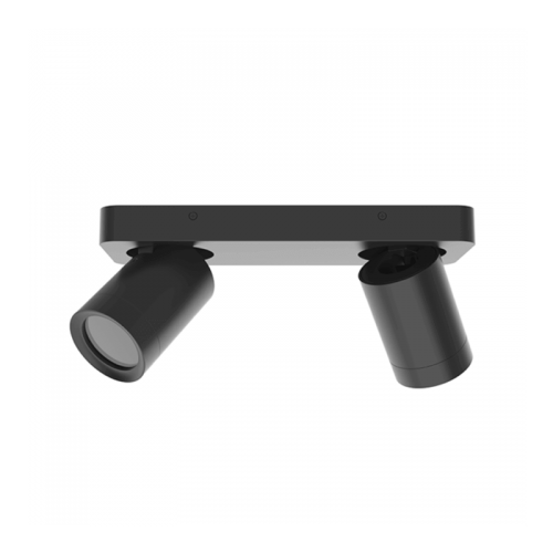 PLAFONDARMATUUR RECHTHOEK met 2X GU10 - 7723-plafond rechthoek met 2x gu10