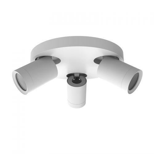 7726-plafond rond | 3xgu10 | wit-zwart 