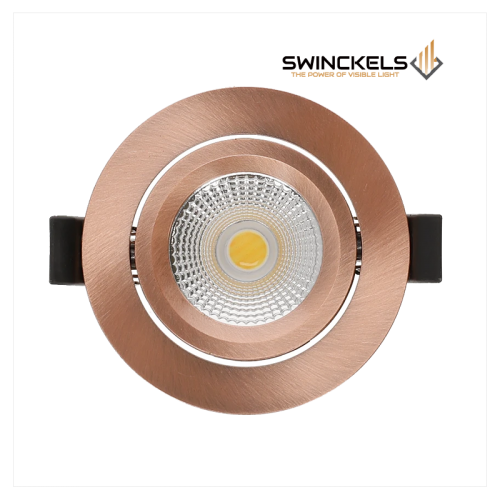 LED INBOUWSPOT  SLIM-FIT | 4W/ 6W | DIM | BRONS | CCT - 8233-led inbouwspot 4w/ 6w |brons