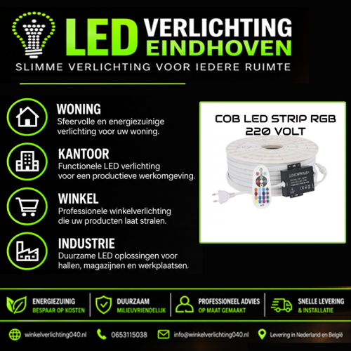 COB LED Strip RGB - 50 Meter-220V  - 8128-cob led strip rgb - 50 meter-220v 