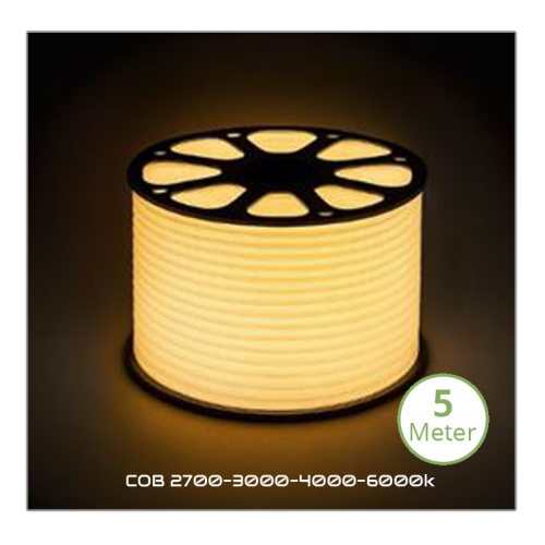 LED Strip COB IP65 220VOLT 5 METER  - 8122-5-cob-led strip-220volt 5meter