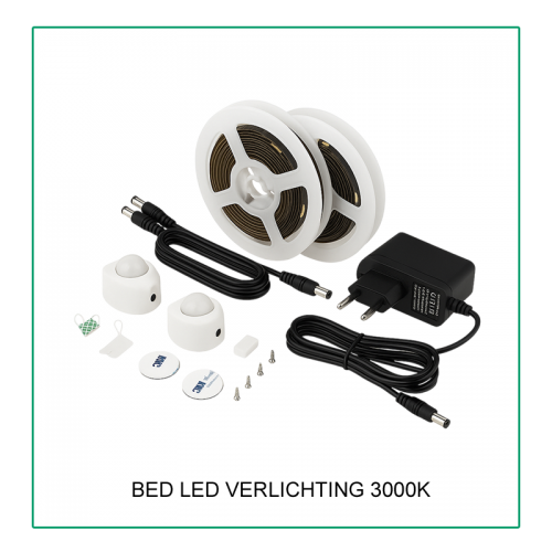 BEDVERLICHTING 12V 3W/M 3000K MET BEWEGINGSSENSOR - 8103-bedverlichting 