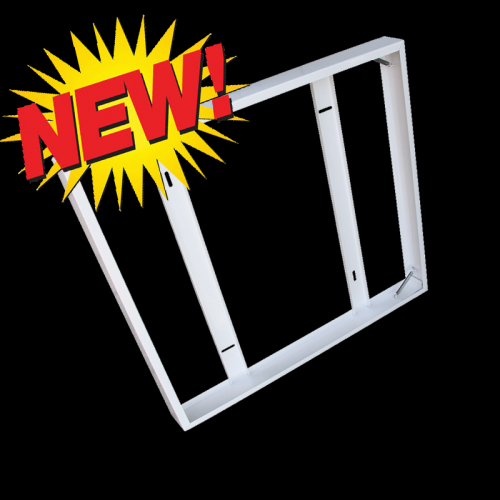 Led Panel Opbouw Frame 600 x 600x55 Plaatstaal Wit - 5071-sll-frame-6060