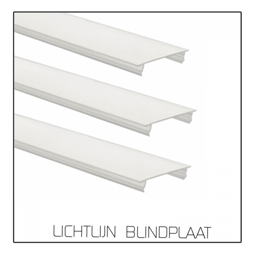 Led Lijnverlichting kunststof Blindplaat PVC - 8901-lijnverlichting blindplaat