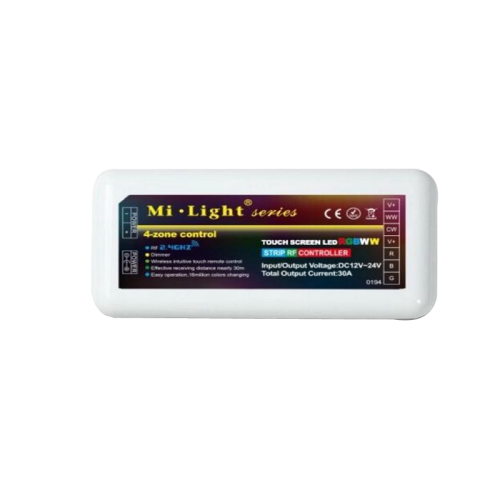 Led Strip RGBW Controller FUT039 - 8267-sll-rgbw-remote-12v-24v