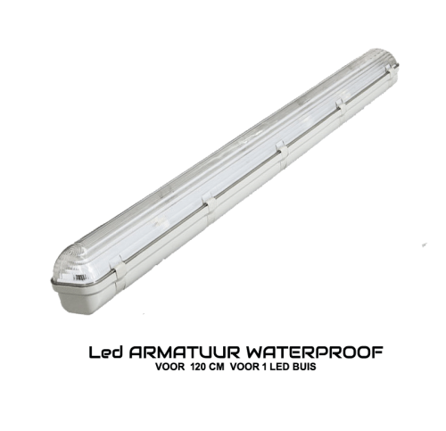 Led TL Armatuur T8 Waterproof 1.2M Enkel - 7760-sll-tl-arm-waterproof 1.2m