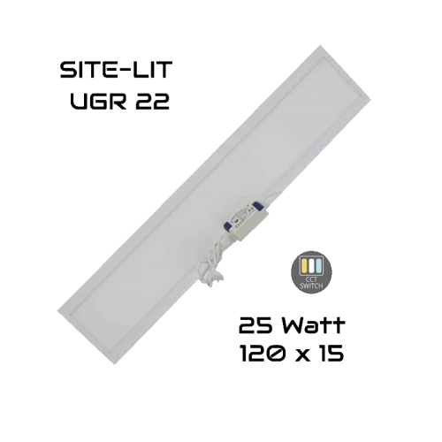 Led Panel 25 Watt  120 x 15 cm met switch - 5039-sll-pan-25w-15 x120cm