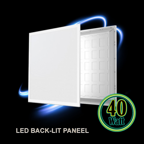 Led Panel Backlight 40Watt  595 x 595mm 6000K - 5122-sll-pan-pro-6000