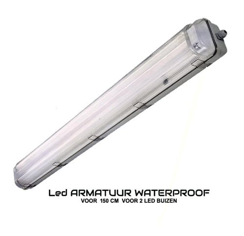 Led TL Armatuur T8 Waterproof 1.5M Dubbel Los - 7764-sll-tl-arm-waterproof 1.5m