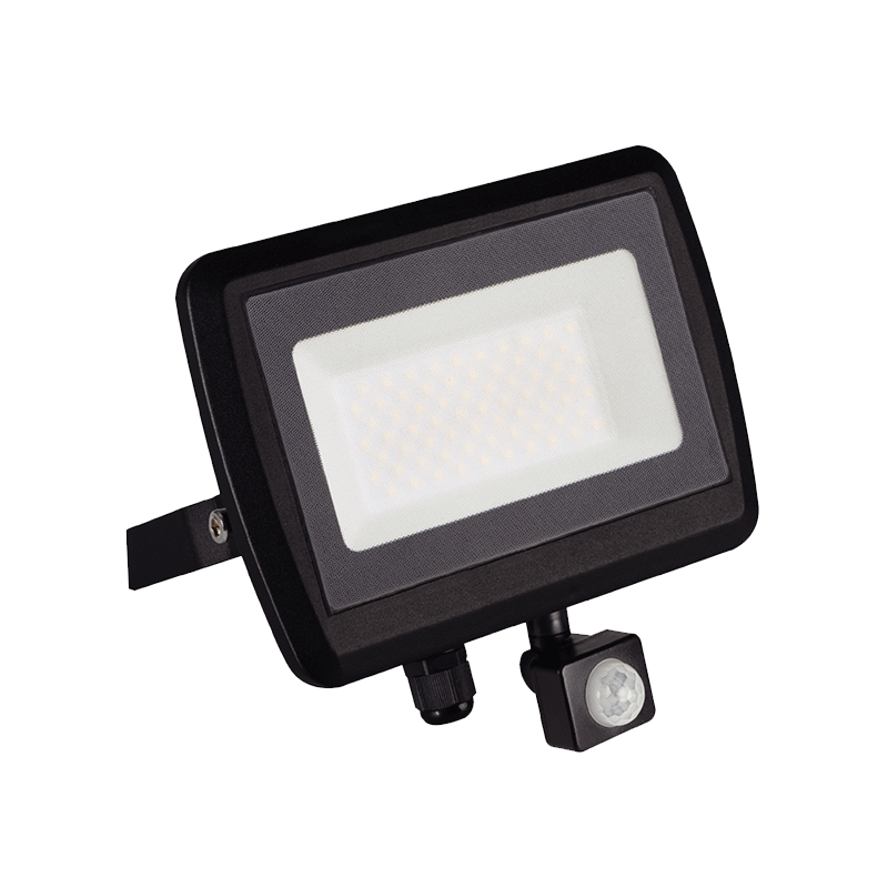 LED Floodlight -bouwlamp- met sensor 10w - 7005-sll-bouw 10w-sen