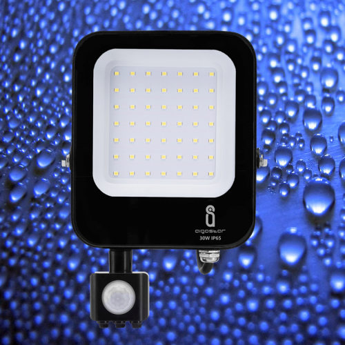 LED Floodlight -bouwlamp- met sensor 30w - 7007-sll-bouw-30watt smd sensor