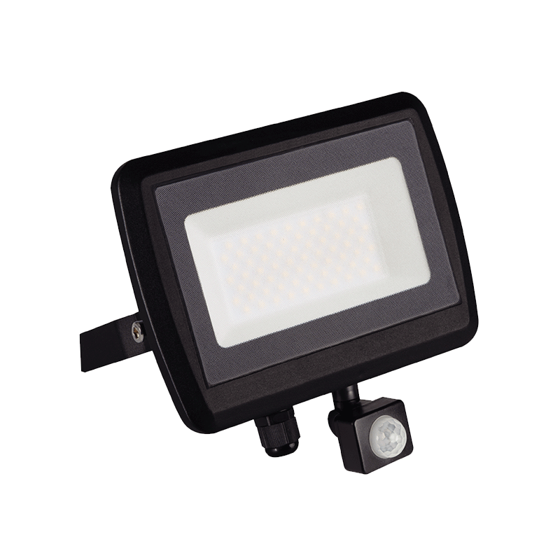 LED Floodlight -bouwlamp- met sensor 50w - 7008-sll-bouw-50watt smd sensor