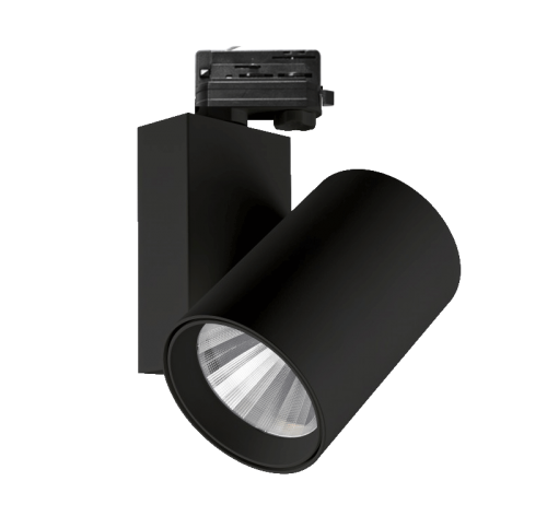 LED-Tracklight 3000K 60 Watt 3 Fase - 7434-sbw60-zwart