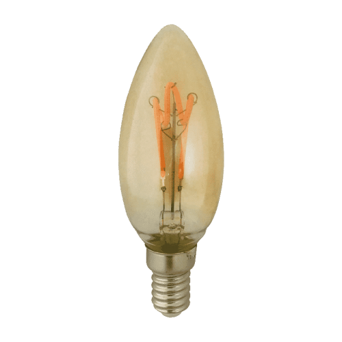 Led Lamp Filament 4W 2200 Kelvin Dimbaar-E14 AMBER - 6503-sll-fila-e14 amber