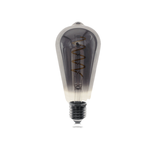 Led Lamp Filament 6W 2200K Edison Smoke DIM - 6506-sll-fi-edison 6w dim