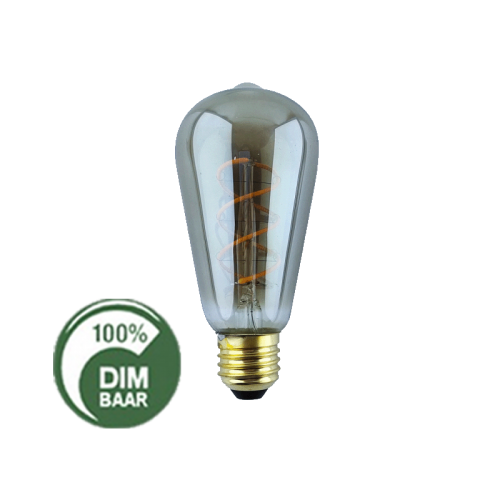 Led Lamp Filament 4W 2200K Edison Smoke - 6506-sll-fi-edison